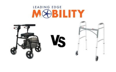 What Is the Difference Between a Rollator and a Walker?￼